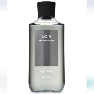 New Bath & Body Works Noir Mens Collection 2-In-1 Hair & Body Wash 10 Fl Oz